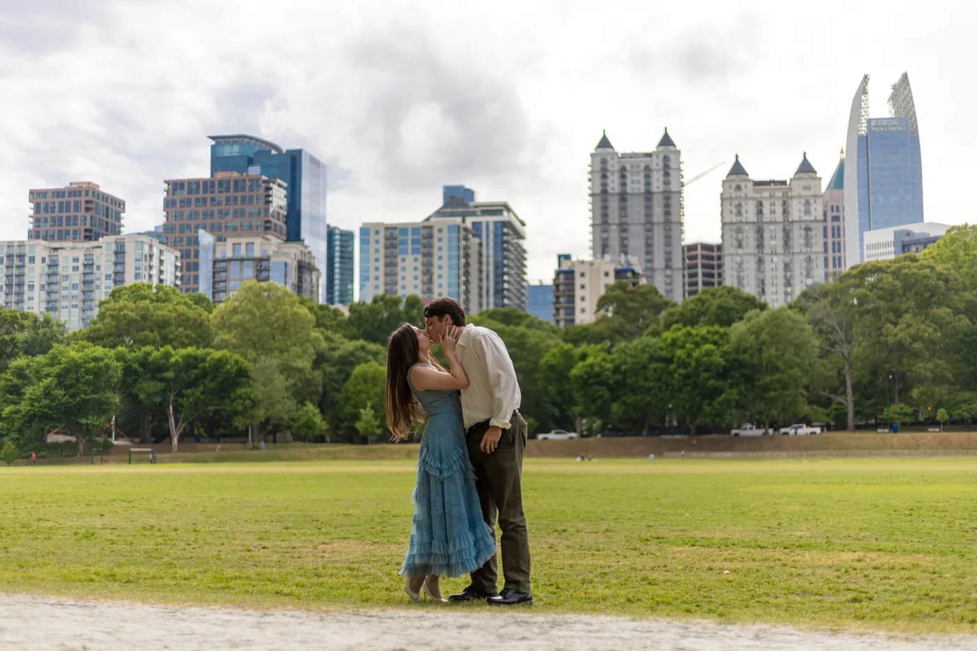Alyse and Andrew in Piedmont Park
